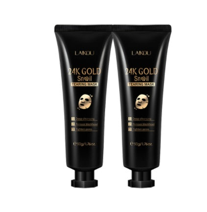 Gold Foil Snail Tear-Off Mask Hydrating Gold Foil Snail Tear-Off Mask Hydrating